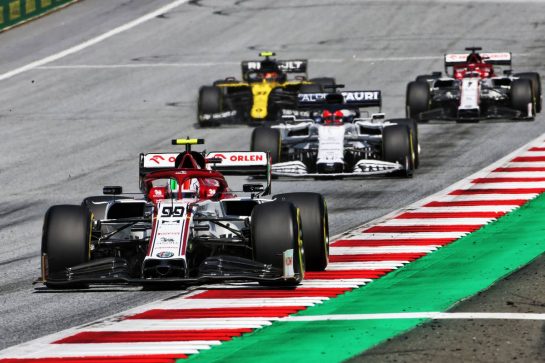 Antonio Giovinazzi (ITA) Alfa Romeo Racing C39.
05.07.2020. Formula 1 World Championship, Rd 1, Austrian Grand Prix, Spielberg, Austria, Race Day.
- www.xpbimages.com, EMail: requests@xpbimages.com © Copyright: Charniaux / XPB Images