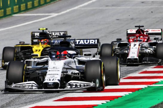 Daniil Kvyat (RUS) AlphaTauri AT01.
05.07.2020. Formula 1 World Championship, Rd 1, Austrian Grand Prix, Spielberg, Austria, Race Day.
- www.xpbimages.com, EMail: requests@xpbimages.com © Copyright: Charniaux / XPB Images