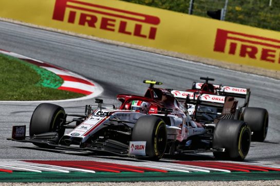 Antonio Giovinazzi (ITA) Alfa Romeo Racing C39.
05.07.2020. Formula 1 World Championship, Rd 1, Austrian Grand Prix, Spielberg, Austria, Race Day.
- www.xpbimages.com, EMail: requests@xpbimages.com © Copyright: Batchelor / XPB Images