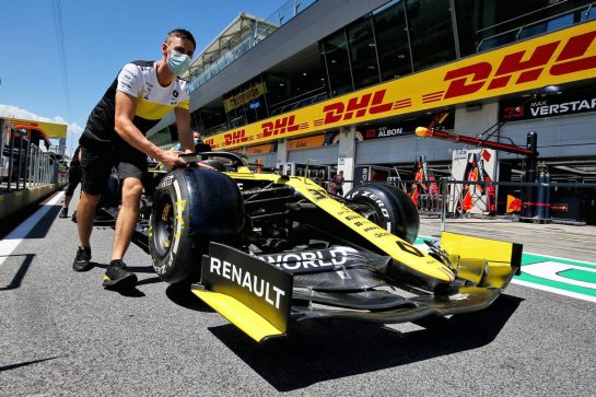 Renault F1 Team RS20.
09.07.2020. Formula 1 World Championship, Rd 2, Steiermark Grand Prix, Spielberg, Austria, Preparation Day.
- www.xpbimages.com, EMail: requests@xpbimages.com © Copyright: Moy / XPB Images