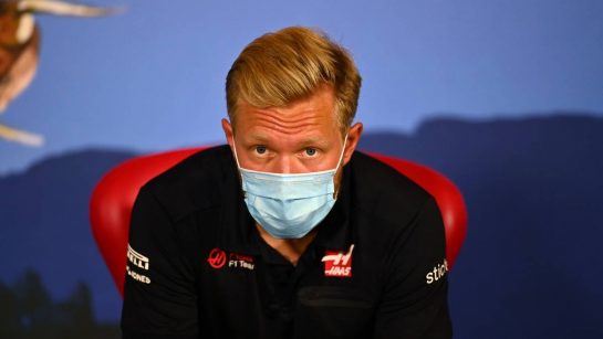Kevin Magnussen (DEN) Haas F1 Team in the FIA Press Conference.
09.07.2020. Formula 1 World Championship, Rd 2, Steiermark Grand Prix, Spielberg, Austria, Preparation Day.
- www.xpbimages.com, EMail: requests@xpbimages.com - copy of publication required for printed pictures. Every used picture is fee-liable. © Copyright: FIA Pool Image for Editorial Use Only