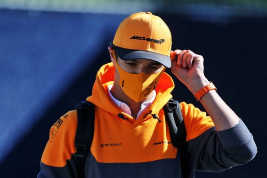 Lando Norris (GBR) McLaren.
10.07.2020. Formula 1 World Championship, Rd 2, Steiermark Grand Prix, Spielberg, Austria, Practice Day.
- www.xpbimages.com, EMail: requests@xpbimages.com © Copyright: Moy / XPB Images
