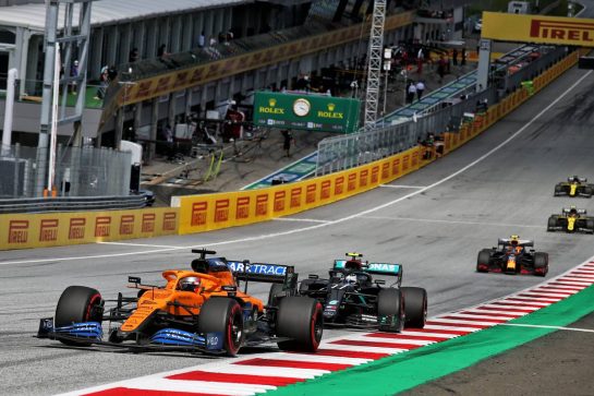 Carlos Sainz Jr (ESP) McLaren MCL35.
12.07.2020. Formula 1 World Championship, Rd 2, Steiermark Grand Prix, Spielberg, Austria, Race Day.
- www.xpbimages.com, EMail: requests@xpbimages.com © Copyright: Batchelor / XPB Images