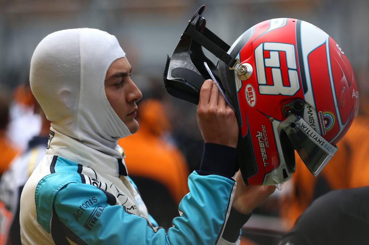 George Russell (GBR) Williams Racing FW43.