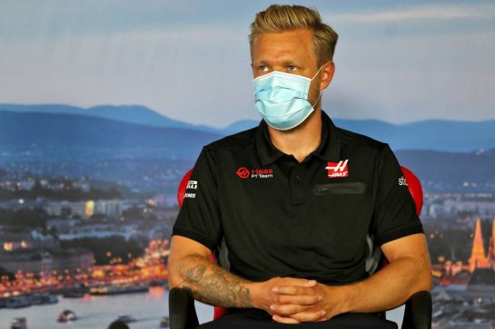 Kevin Magnussen (DEN) Haas F1 Team in the FIA Press Conference.
16.07.2020. Formula 1 World Championship, Rd 3, Hungarian Grand Prix, Budapest, Hungary, Preparation Day.
- www.xpbimages.com, EMail: requests@xpbimages.com © Copyright: Charniaux / XPB Images