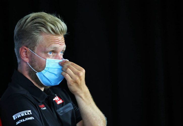 Kevin Magnussen (DEN) Haas F1 Team in the FIA Press Conference. 16.07.2020