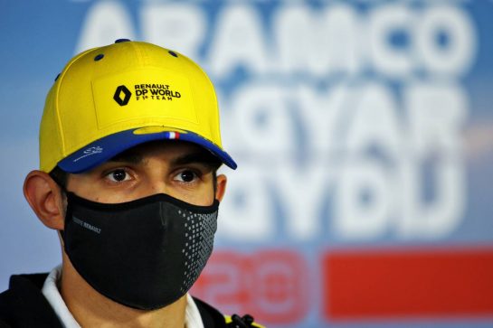 Esteban Ocon (FRA) Renault F1 Team in the FIA Press Conference.
16.07.2020. Formula 1 World Championship, Rd 3, Hungarian Grand Prix, Budapest, Hungary, Preparation Day.
- www.xpbimages.com, EMail: requests@xpbimages.com © Copyright: Charniaux / XPB Images