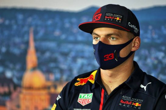 Max Verstappen (NLD) Red Bull Racing in the FIA Press Conference.
16.07.2020. Formula 1 World Championship, Rd 3, Hungarian Grand Prix, Budapest, Hungary, Preparation Day.
- www.xpbimages.com, EMail: requests@xpbimages.com © Copyright: Charniaux / XPB Images