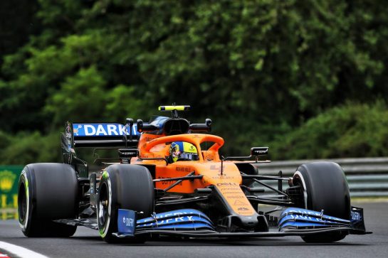 Lando Norris (GBR) McLaren MCL35.
17.07.2020. Formula 1 World Championship, Rd 3, Hungarian Grand Prix, Budapest, Hungary, Practice Day.
- www.xpbimages.com, EMail: requests@xpbimages.com © Copyright: Charniaux / XPB Images