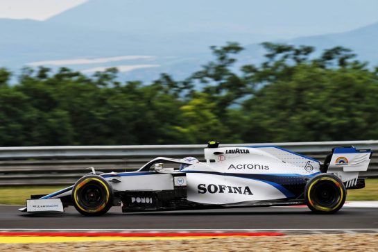 Nicholas Latifi (CDN) Williams Racing FW43.
17.07.2020. Formula 1 World Championship, Rd 3, Hungarian Grand Prix, Budapest, Hungary, Practice Day.
- www.xpbimages.com, EMail: requests@xpbimages.com © Copyright: Batchelor / XPB Images