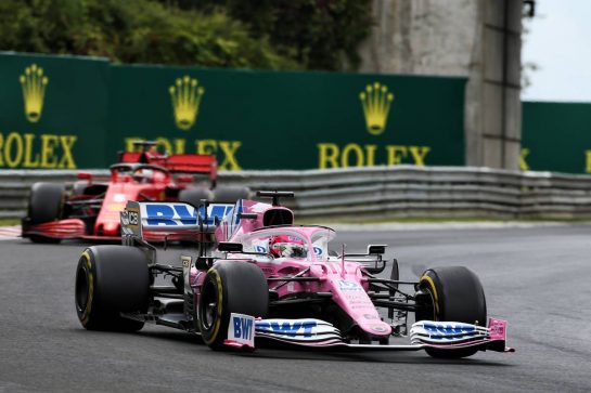 Sergio Perez (MEX) Racing Point F1 Team RP19.
19.07.2020. Formula 1 World Championship, Rd 3, Hungarian Grand Prix, Budapest, Hungary, Race Day.
- www.xpbimages.com, EMail: requests@xpbimages.com © Copyright: Charniaux / XPB Images