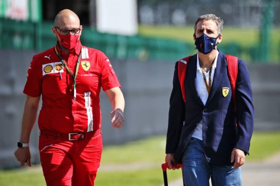 Ferrari.
30.07.2020. Formula 1 World Championship, Rd 4, British Grand Prix, Silverstone, England, Preparation Day.
- www.xpbimages.com, EMail: requests@xpbimages.com © Copyright: Batchelor / XPB Images