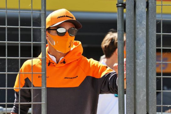 Lando Norris (GBR) McLaren.
30.07.2020. Formula 1 World Championship, Rd 4, British Grand Prix, Silverstone, England, Preparation Day.
- www.xpbimages.com, EMail: requests@xpbimages.com © Copyright: Batchelor / XPB Images