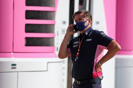 Andy Stevenson (GBR) Racing Point F1 Team Manager.
31.07.2020. Formula 1 World Championship, Rd 4, British Grand Prix, Silverstone, England, Practice Day.
- www.xpbimages.com, EMail: requests@xpbimages.com © Copyright: Moy / XPB Images