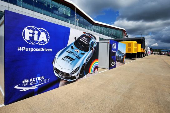 Paddock atmosphere - FIA cabins.
01.08.2020. Formula 1 World Championship, Rd 4, British Grand Prix, Silverstone, England, Qualifying Day.
- www.xpbimages.com, EMail: requests@xpbimages.com © Copyright: Moy / XPB Images