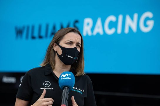 Claire Williams (GBR) Williams Racing Deputy Team Principal.
02.08.2020. Formula 1 World Championship, Rd 4, British Grand Prix, Silverstone, England, Race Day.
- www.xpbimages.com, EMail: requests@xpbimages.com © Copyright: Bearne / XPB Images