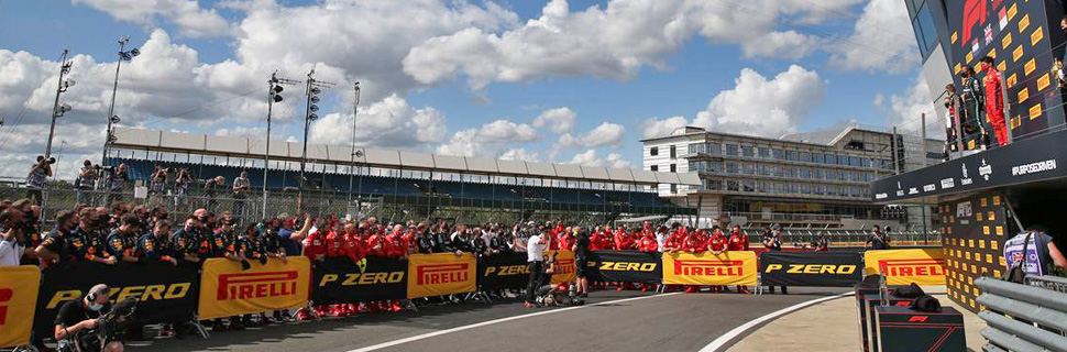 Podium: Max Verstappen (NLD) Red Bull Racing RB16 with Lewis Hamilton (GBR) Mercedes AMG F1 W11 and Charles Leclerc (MON) Ferrari SF1000