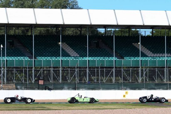 Sky Sports F1 Presenters in historic racing cars.
07.08.2020. Formula 1 World Championship, Rd 5, 70th Anniversary Grand Prix, Silverstone, England, Practice Day.
- www.xpbimages.com, EMail: requests@xpbimages.com © Copyright: Batchelor / XPB Images