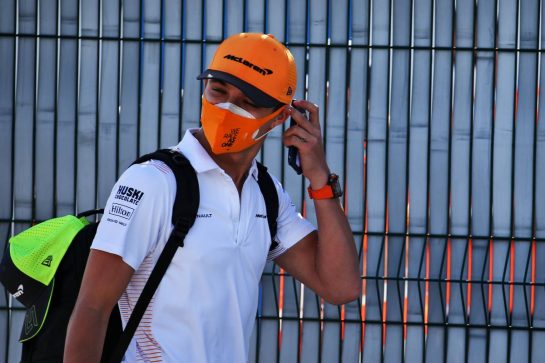 Lando Norris (GBR) McLaren.
07.08.2020. Formula 1 World Championship, Rd 5, 70th Anniversary Grand Prix, Silverstone, England, Practice Day.
- www.xpbimages.com, EMail: requests@xpbimages.com © Copyright: Batchelor / XPB Images
