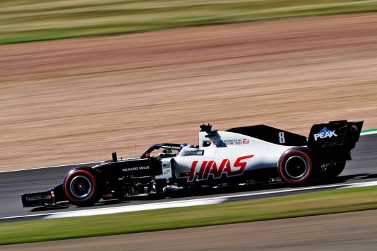 Romain Grosjean (FRA) Haas F1 Team VF-20.
07.08.2020. Formula 1 World Championship, Rd 5, 70th Anniversary Grand Prix, Silverstone, England, Practice Day.
- www.xpbimages.com, EMail: requests@xpbimages.com © Copyright: Dungan / XPB Images