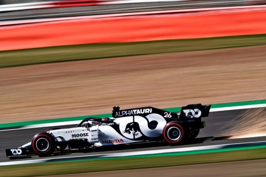 Daniil Kvyat (RUS) AlphaTauri AT01.
07.08.2020. Formula 1 World Championship, Rd 5, 70th Anniversary Grand Prix, Silverstone, England, Practice Day.
- www.xpbimages.com, EMail: requests@xpbimages.com © Copyright: Dungan / XPB Images