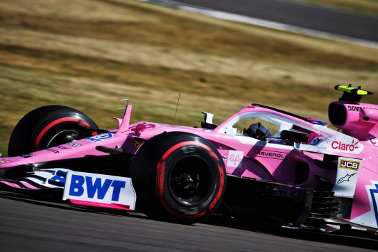 Lance Stroll (CDN) Racing Point F1 Team RP20.
07.08.2020. Formula 1 World Championship, Rd 5, 70th Anniversary Grand Prix, Silverstone, England, Practice Day.
- www.xpbimages.com, EMail: requests@xpbimages.com © Copyright: Batchelor / XPB Images