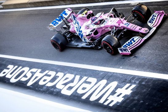 Lance Stroll (CDN) Racing Point F1 Team RP20.
07.08.2020. Formula 1 World Championship, Rd 5, 70th Anniversary Grand Prix, Silverstone, England, Practice Day.
- www.xpbimages.com, EMail: requests@xpbimages.com © Copyright: Bearne / XPB Images