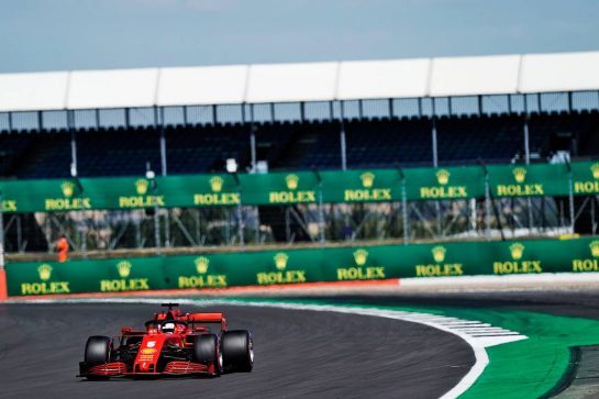 Sebastian Vettel (GER) Ferrari SF1000.
07.08.2020. Formula 1 World Championship, Rd 5, 70th Anniversary Grand Prix, Silverstone, England, Practice Day.
- www.xpbimages.com, EMail: requests@xpbimages.com © Copyright: Dungan / XPB Images