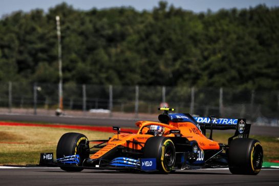Lando Norris (GBR) McLaren MCL35.
08.08.2020. Formula 1 World Championship, Rd 5, 70th Anniversary Grand Prix, Silverstone, England, Qualifying Day.
- www.xpbimages.com, EMail: requests@xpbimages.com © Copyright: Batchelor / XPB Images