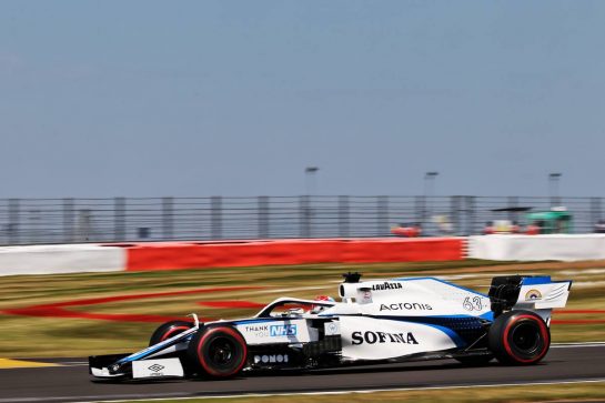George Russell (GBR) Williams Racing FW43.
08.08.2020. Formula 1 World Championship, Rd 5, 70th Anniversary Grand Prix, Silverstone, England, Qualifying Day.
- www.xpbimages.com, EMail: requests@xpbimages.com © Copyright: Batchelor / XPB Images