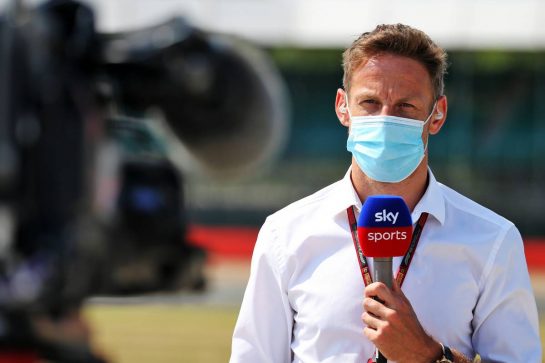 Jenson Button (GBR) Sky Sports F1 Presenter.
08.08.2020. Formula 1 World Championship, Rd 5, 70th Anniversary Grand Prix, Silverstone, England, Qualifying Day.
- www.xpbimages.com, EMail: requests@xpbimages.com © Copyright: Batchelor / XPB Images