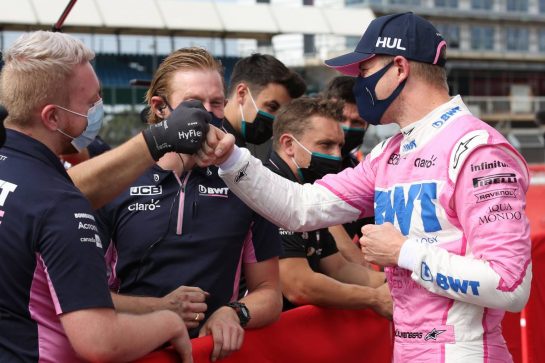 Nico Hulkenberg (GER) Racing Point F1 Team RP20.
08.08.2020. Formula 1 World Championship, Rd 5, 70th Anniversary Grand Prix, Silverstone, England, Qualifying Day.
- www.xpbimages.com, EMail: requests@xpbimages.com © Copyright: Batchelor / XPB Images