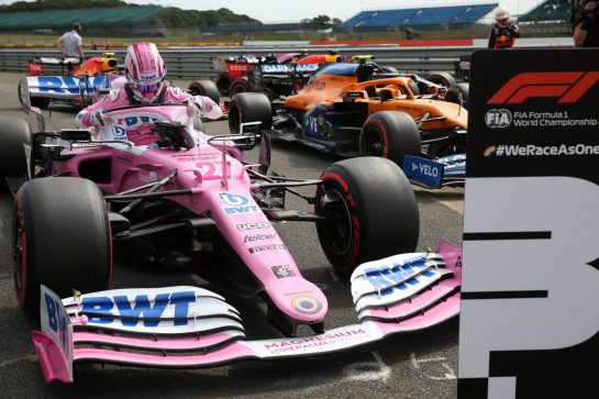 Nico Hulkenberg (GER) Racing Point F1 Team RP20.
08.08.2020. Formula 1 World Championship, Rd 5, 70th Anniversary Grand Prix, Silverstone, England, Qualifying Day.
- www.xpbimages.com, EMail: requests@xpbimages.com © Copyright: Batchelor / XPB Images