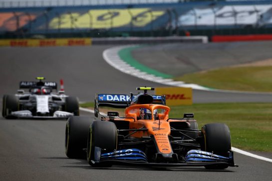 Lando Norris (GBR) McLaren MCL35.
08.08.2020. Formula 1 World Championship, Rd 5, 70th Anniversary Grand Prix, Silverstone, England, Qualifying Day.
- www.xpbimages.com, EMail: requests@xpbimages.com © Copyright: Batchelor / XPB Images