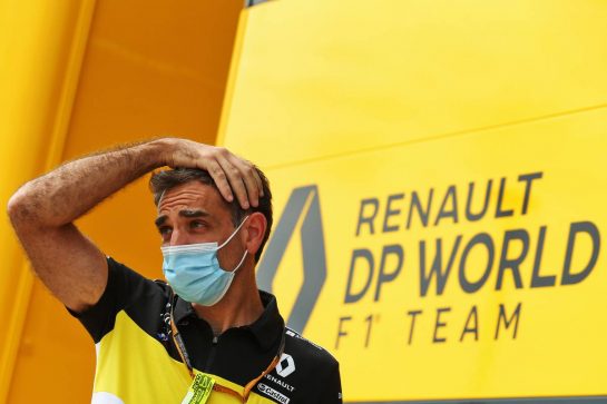 Cyril Abiteboul (FRA) Renault Sport F1 Managing Director.
08.08.2020. Formula 1 World Championship, Rd 5, 70th Anniversary Grand Prix, Silverstone, England, Qualifying Day.
- www.xpbimages.com, EMail: requests@xpbimages.com © Copyright: Moy / XPB Images