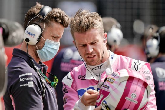 Nico Hulkenberg (GER) Racing Point F1 Team on the grid.
09.08.2020. Formula 1 World Championship, Rd 5, 70th Anniversary Grand Prix, Silverstone, England, Race Day.
- www.xpbimages.com, EMail: requests@xpbimages.com © Copyright: Dungan / XPB Images