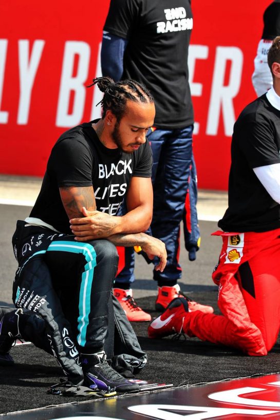 Lewis Hamilton (GBR) Mercedes AMG F1 on the grid.
09.08.2020. Formula 1 World Championship, Rd 5, 70th Anniversary Grand Prix, Silverstone, England, Race Day.
- www.xpbimages.com, EMail: requests@xpbimages.com © Copyright: Batchelor / XPB Images