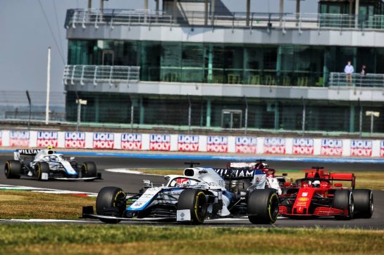 George Russell (GBR) Williams Racing FW43.
09.08.2020. Formula 1 World Championship, Rd 5, 70th Anniversary Grand Prix, Silverstone, England, Race Day.
- www.xpbimages.com, EMail: requests@xpbimages.com © Copyright: Batchelor / XPB Images