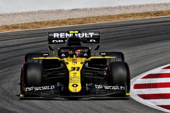 Esteban Ocon (FRA) Renault F1 Team RS20.
14.08.2020 Formula 1 World Championship, Rd 6, Spanish Grand Prix, Barcelona, Spain, Practice Day.
- www.xpbimages.com, EMail: requests@xpbimages.com © Copyright: Batchelor / XPB Images