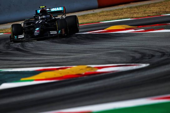 Valtteri Bottas (FIN) Mercedes AMG F1 W11.
14.08.2020 Formula 1 World Championship, Rd 6, Spanish Grand Prix, Barcelona, Spain, Practice Day.
- www.xpbimages.com, EMail: requests@xpbimages.com © Copyright: Filipe / XPB Images