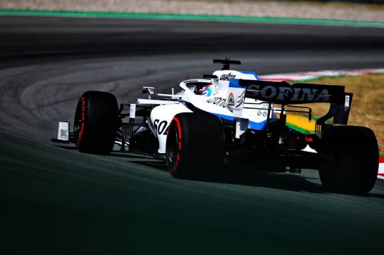 George Russell (GBR) Williams Racing FW43.
14.08.2020 Formula 1 World Championship, Rd 6, Spanish Grand Prix, Barcelona, Spain, Practice Day.
- www.xpbimages.com, EMail: requests@xpbimages.com © Copyright: Filipe / XPB Images