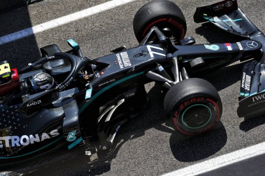 Valtteri Bottas (FIN) Mercedes AMG F1 W11.
15.08.2020. Formula 1 World Championship, Rd 6, Spanish Grand Prix, Barcelona, Spain, Qualifying Day.
- www.xpbimages.com, EMail: requests@xpbimages.com © Copyright: Bearne / XPB Images
