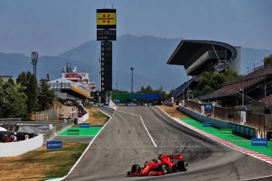 Sebastian Vettel (GER) Ferrari SF1000.
15.08.2020. Formula 1 World Championship, Rd 6, Spanish Grand Prix, Barcelona, Spain, Qualifying Day.
- www.xpbimages.com, EMail: requests@xpbimages.com © Copyright: Batchelor / XPB Images