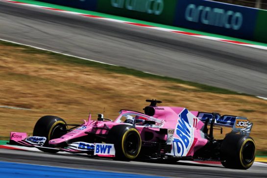 Sergio Perez (MEX) Racing Point F1 Team RP19.
15.08.2020. Formula 1 World Championship, Rd 6, Spanish Grand Prix, Barcelona, Spain, Qualifying Day.
- www.xpbimages.com, EMail: requests@xpbimages.com © Copyright: Batchelor / XPB Images