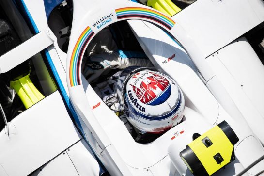 Nicholas Latifi (CDN) Williams Racing FW43.
15.08.2020. Formula 1 World Championship, Rd 6, Spanish Grand Prix, Barcelona, Spain, Qualifying Day.
- www.xpbimages.com, EMail: requests@xpbimages.com © Copyright: Bearne / XPB Images
