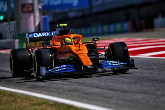 Lando Norris (GBR) McLaren MCL35.
15.08.2020. Formula 1 World Championship, Rd 6, Spanish Grand Prix, Barcelona, Spain, Qualifying Day.
- www.xpbimages.com, EMail: requests@xpbimages.com © Copyright: Filipe / XPB Images