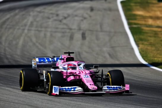 Sergio Perez (MEX) Racing Point F1 Team RP19.
15.08.2020. Formula 1 World Championship, Rd 6, Spanish Grand Prix, Barcelona, Spain, Qualifying Day.
- www.xpbimages.com, EMail: requests@xpbimages.com © Copyright: Filipe / XPB Images