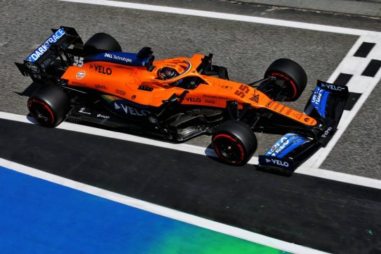 Carlos Sainz Jr (ESP) McLaren MCL35.
15.08.2020. Formula 1 World Championship, Rd 6, Spanish Grand Prix, Barcelona, Spain, Qualifying Day.
- www.xpbimages.com, EMail: requests@xpbimages.com © Copyright: Batchelor / XPB Images