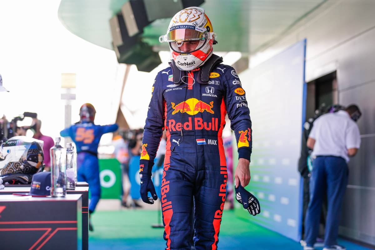 Max Verstappen (NLD) Red Bull Racing in qualifying parc ferme.