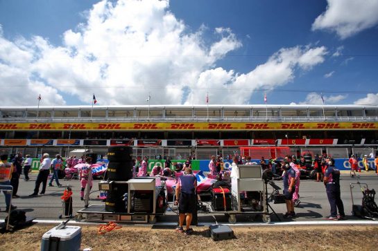 Lance Stroll (CDN) Racing Point F1 Team RP20 on the grid.
16.08.2020. Formula 1 World Championship, Rd 6, Spanish Grand Prix, Barcelona, Spain, Race Day.
- www.xpbimages.com, EMail: requests@xpbimages.com © Copyright: Filipe / XPB Images